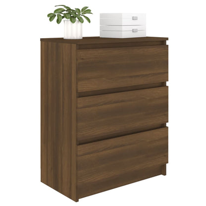 vidaXL Sideboard Braun Eichen-Optik 60x35x76 cm Holzwerkstoff