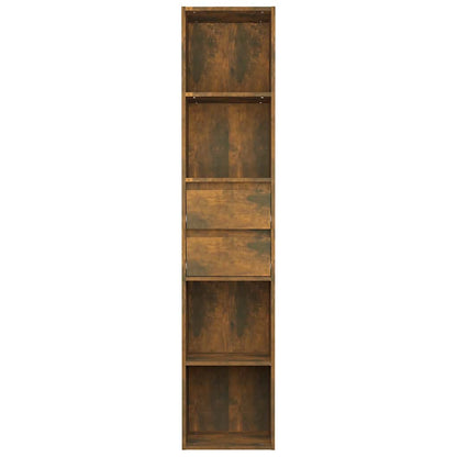 vidaXL Bücherregal Räuchereiche 36x30x171 cm Holzwerkstoff