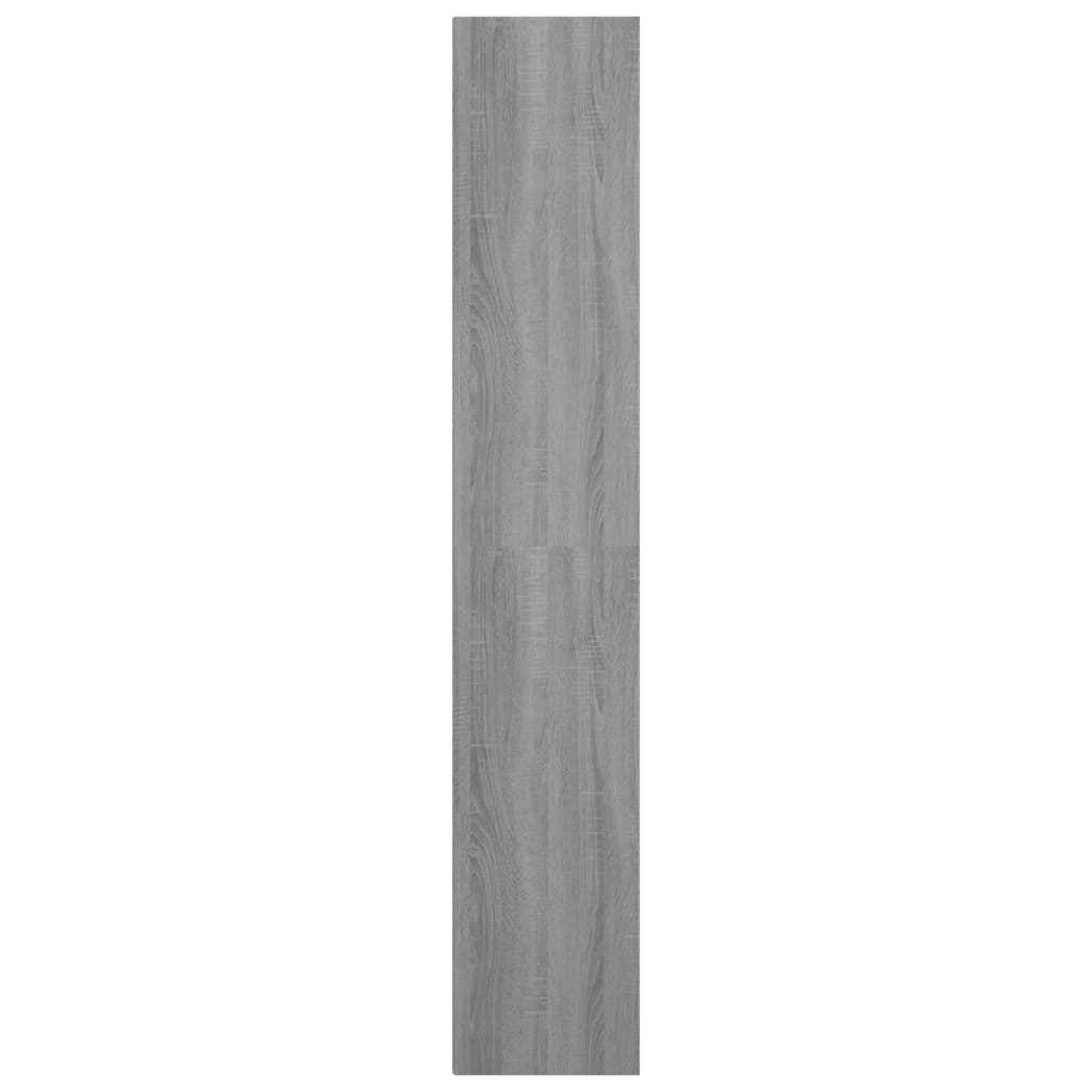 vidaXL Bücherregal Grau Sonoma 36x30x171 cm Holzwerkstoff