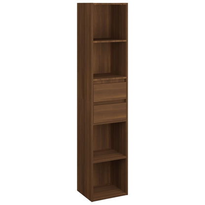 vidaXL Bücherregal Braun Eichen-Optik 36x30x171 cm Holzwerkstoff