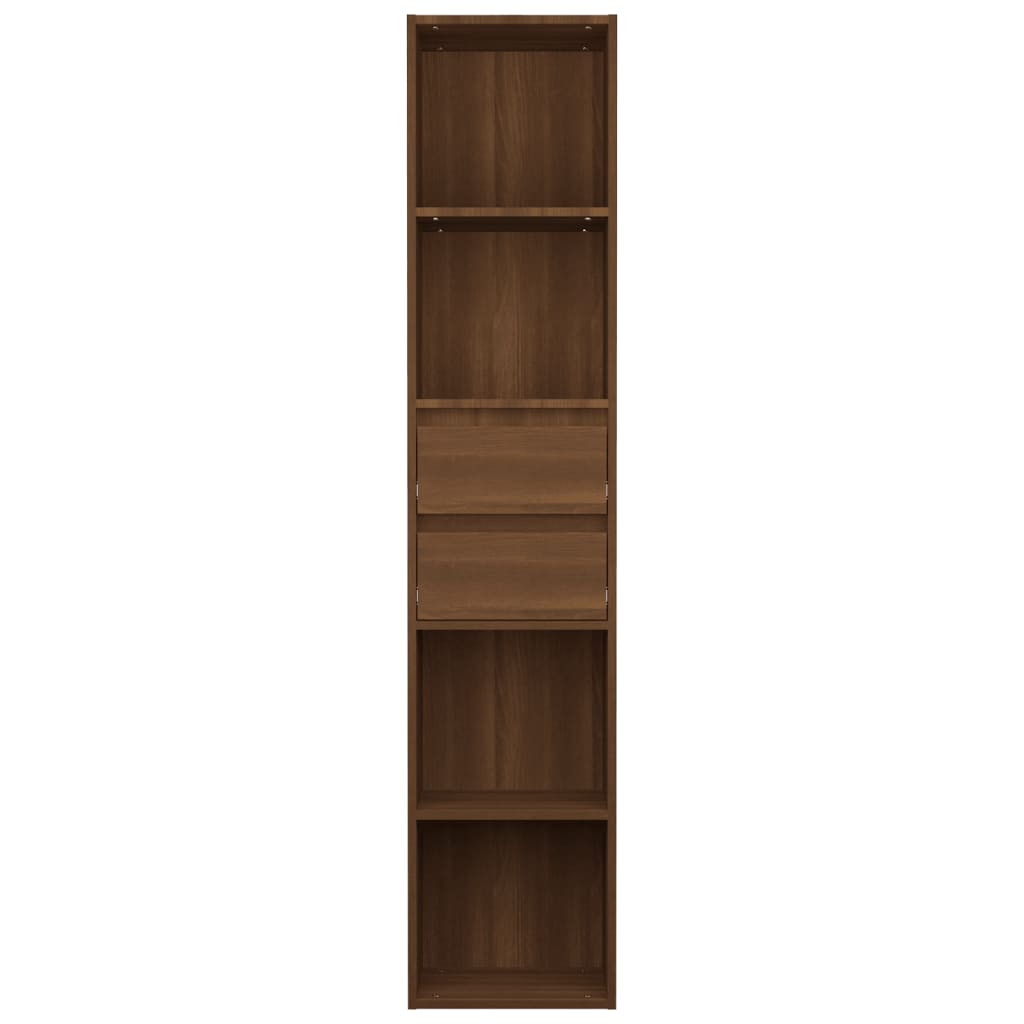 vidaXL Bücherregal Braun Eichen-Optik 36x30x171 cm Holzwerkstoff