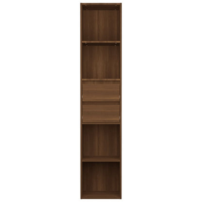 vidaXL Bücherregal Braun Eichen-Optik 36x30x171 cm Holzwerkstoff