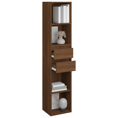 vidaXL Bücherregal Braun Eichen-Optik 36x30x171 cm Holzwerkstoff