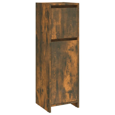 vidaXL Badezimmerschrank Räuchereiche 30x30x95 cm Holzwerkstoff