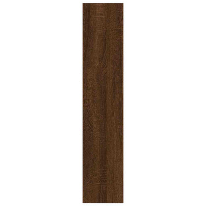 vidaXL Wandregal Braun Eichen-Optik 90x16x78 cm Holzwerkstoff