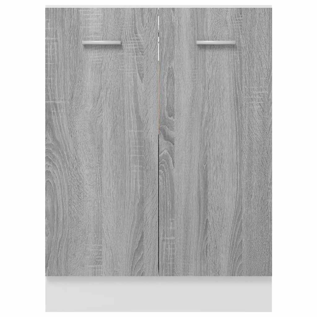Unterschrank Lyon Grau Sonoma 60x46x81,5 cm Holzwerkstoff