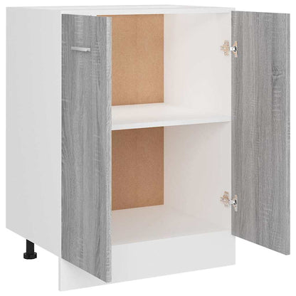 Unterschrank Lyon Grau Sonoma 60x46x81,5 cm Holzwerkstoff