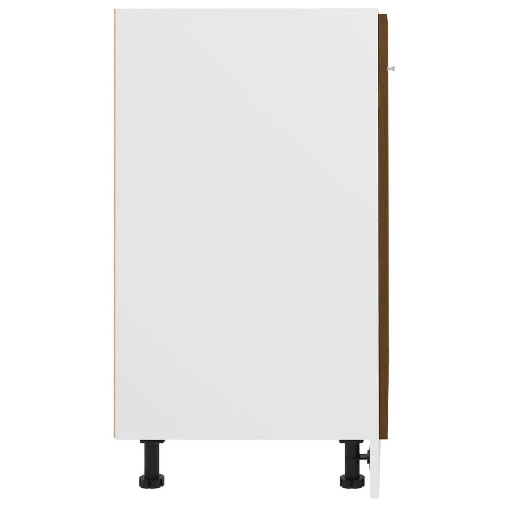 vidaXL Unterschrank Lyon Braun Eichen-Optik 60x46x81,5 cm Holzwerkstoff