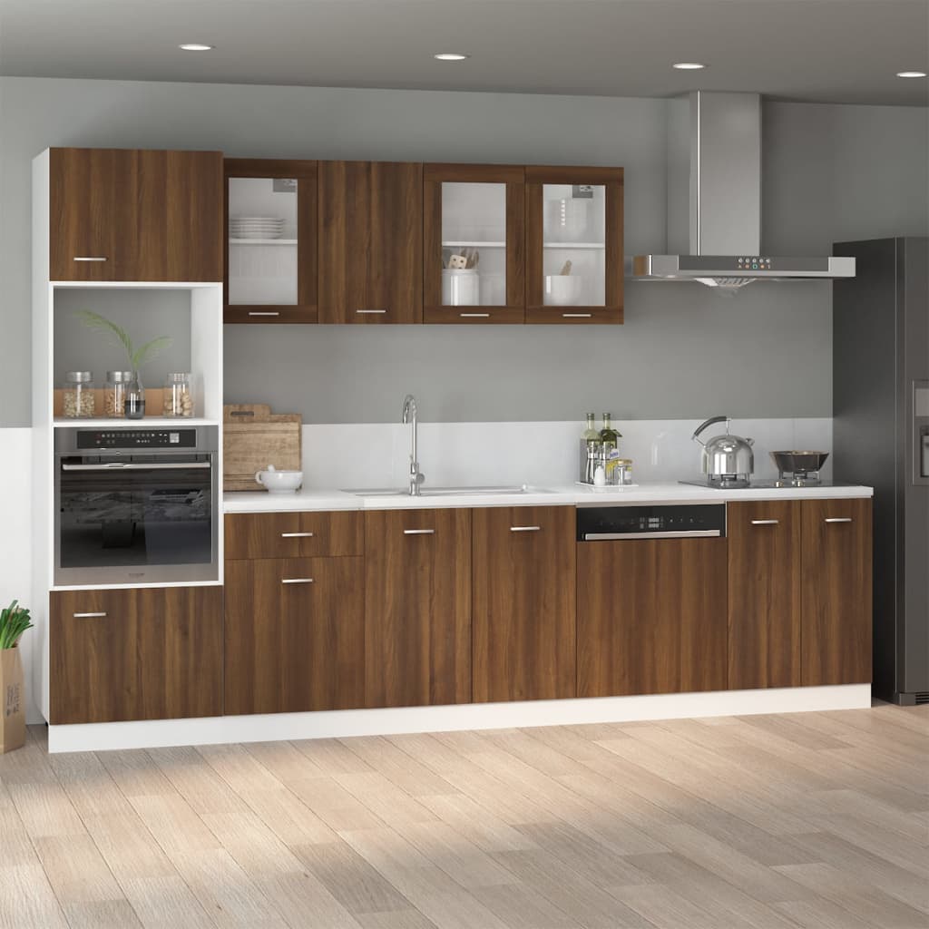 vidaXL Unterschrank Lyon Braun Eichen-Optik 60x46x81,5 cm Holzwerkstoff