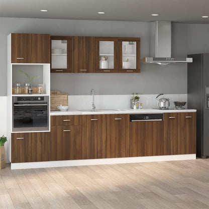 vidaXL Unterschrank Lyon Braun Eichen-Optik 60x46x81,5 cm Holzwerkstoff