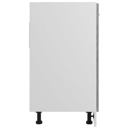 vidaXL Spülenunterschrank Lyon Grau Sonoma 80x46x81,5 cm Holzwerkstoff