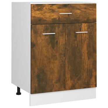 vidaXL Unterschrank mit Schublade Lyon Räuchereiche 60x46x81,5 cm