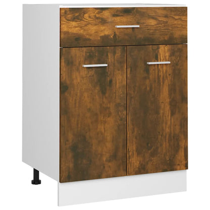 vidaXL Unterschrank mit Schublade Lyon Räuchereiche 60x46x81,5 cm