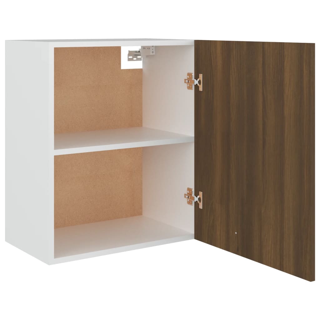 vidaXL Hängeschrank Lyon Braun Eichen-Optik 50x31x60 cm Holzwerkstoff