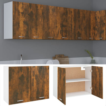 vidaXL Hängeschrank Lyon Räuchereiche 80x31x60 cm Holzwerkstoff