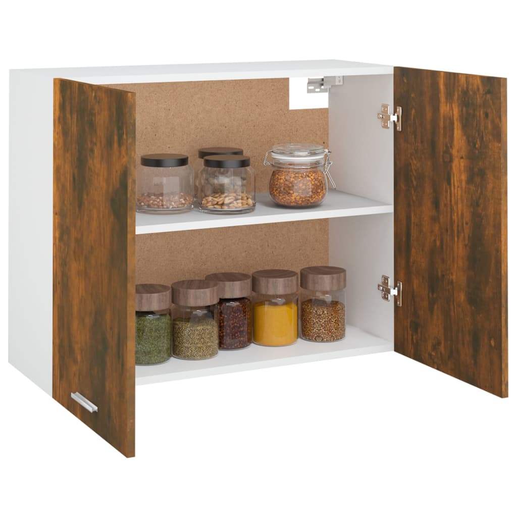 vidaXL Hängeschrank Lyon Räuchereiche 80x31x60 cm Holzwerkstoff