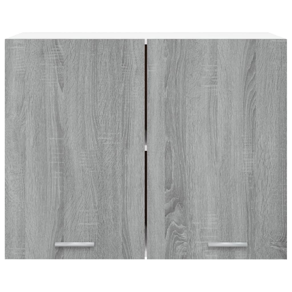 vidaXL Hängeschrank Lyon Grau Sonoma 80x31x60 cm Holzwerkstoff