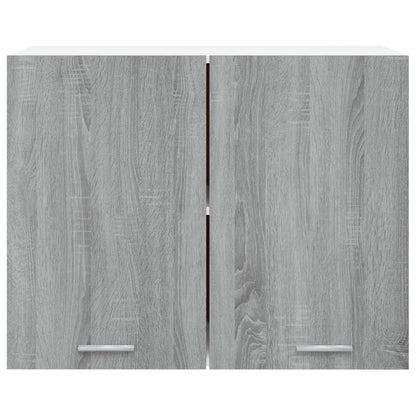 vidaXL Hängeschrank Lyon Grau Sonoma 80x31x60 cm Holzwerkstoff