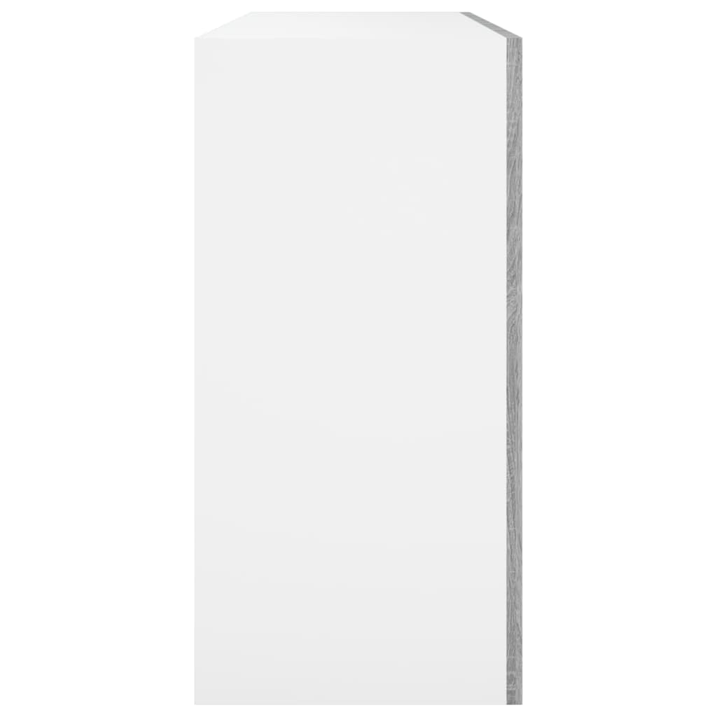 vidaXL Hängeschrank Lyon Grau Sonoma 80x31x60 cm Holzwerkstoff
