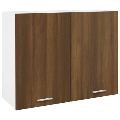 vidaXL Hängeschrank Lyon Braun Eichen-Optik 80x31x60 cm Holzwerkstoff