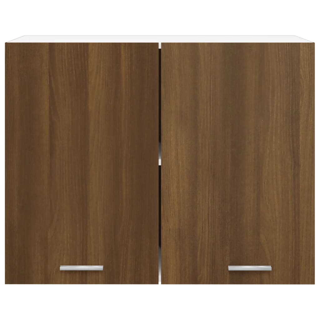 vidaXL Hängeschrank Lyon Braun Eichen-Optik 80x31x60 cm Holzwerkstoff