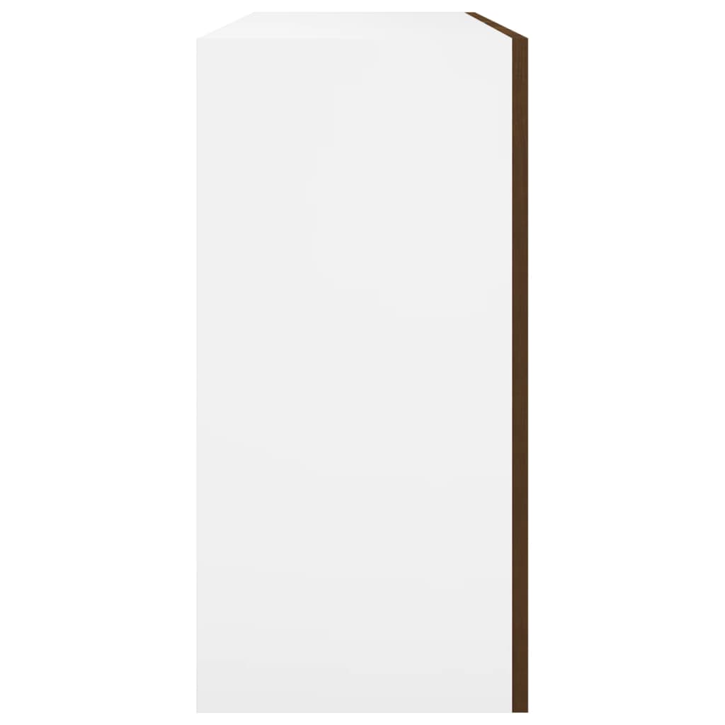 vidaXL Hängeschrank Lyon Braun Eichen-Optik 80x31x60 cm Holzwerkstoff