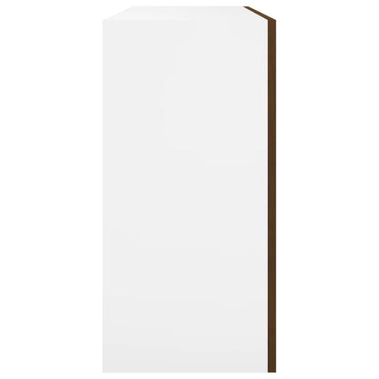 vidaXL Hängeschrank Lyon Braun Eichen-Optik 80x31x60 cm Holzwerkstoff