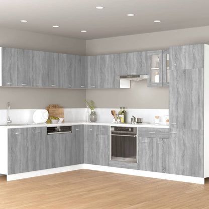 vidaXL Hängeschrank Lyon Grau Sonoma 60x31x40 cm Holzwerkstoff