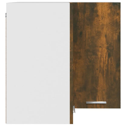 vidaXL Eck-Hängeschrank Lyon Räuchereiche 57x57x60 cm Holzwerkstoff