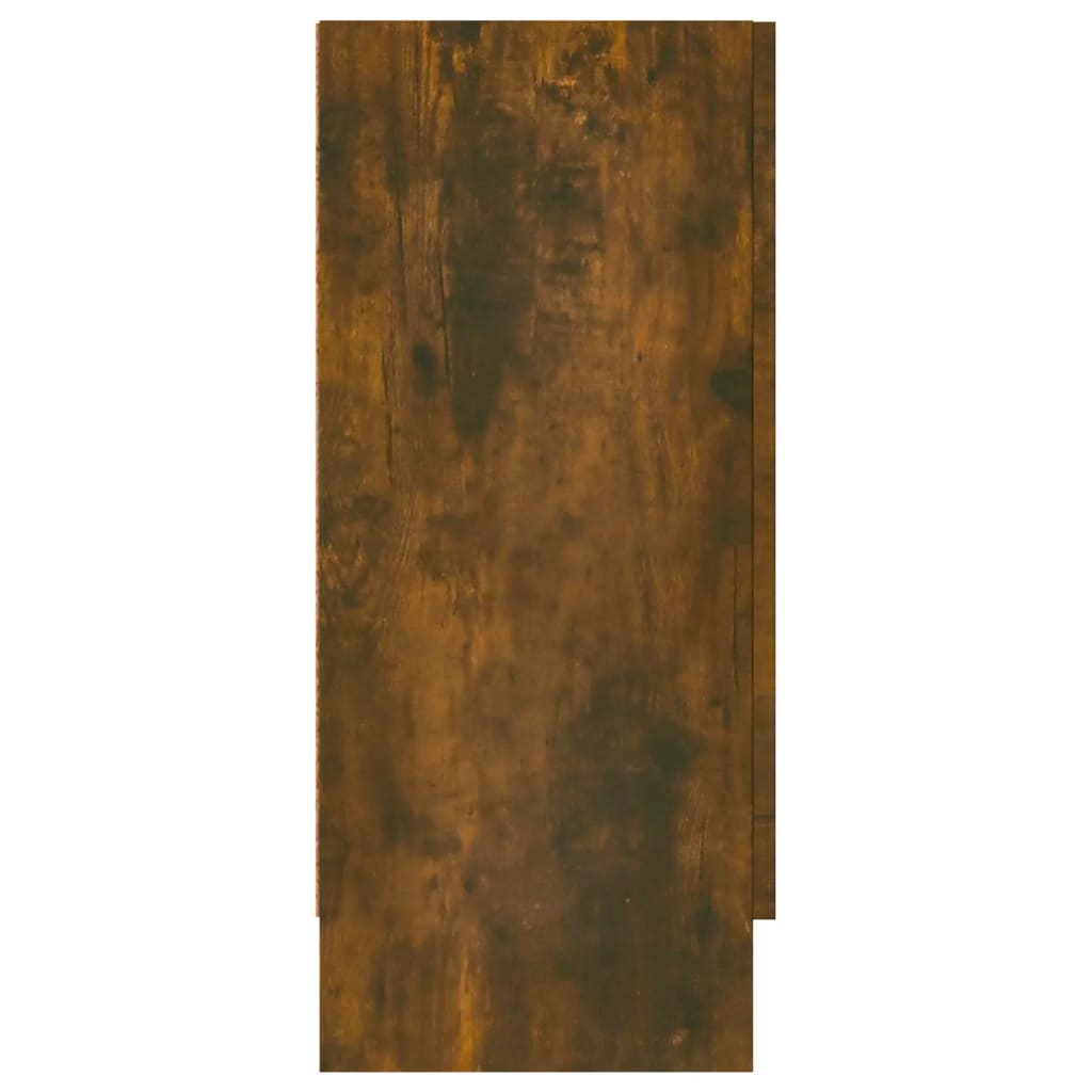 vidaXL Buffet Chêne Fumé 120x30,5x70 cm Bois d'ingénierie