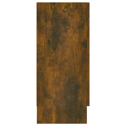 vidaXL Buffet Chêne Fumé 120x30,5x70 cm Bois d'ingénierie
