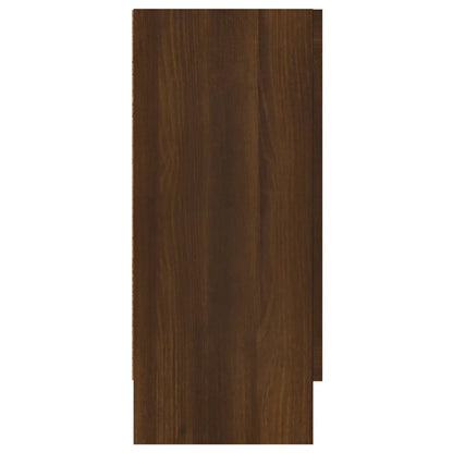 vidaXL Buffet brun aspect chêne 120x30,5x70 cm bois d'ingénierie