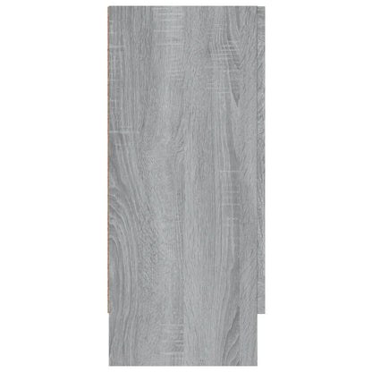vidaXL Vitrine gris Sonoma 120x30,5x70 cm aggloméré
