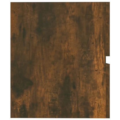 vidaXL Waschbeckenunterschrank Räuchereiche 41x38,5x45cm Holzwerkstoff