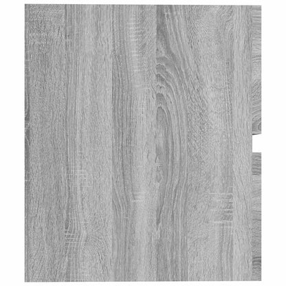 vidaXL Waschbeckenunterschrank Grau Sonoma 60x38,5x45 cm Holzwerkstoff