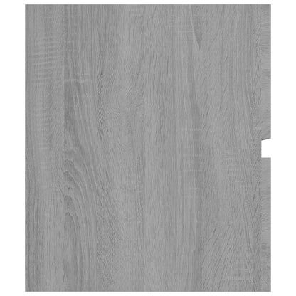 vidaXL Waschbeckenunterschrank Grau Sonoma 90x38,5x45 cm Holzwerkstoff
