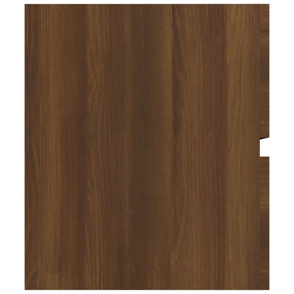 vidaXL Waschbeckenunterschrank Eichen-Optik 90x38,5x45cm Holzwerkstoff
