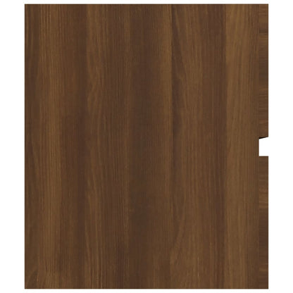 vidaXL Waschbeckenunterschrank Eichen-Optik 90x38,5x45cm Holzwerkstoff