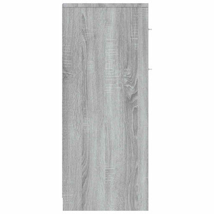 vidaXL Badezimmerschrank Grau Sonoma 60x33x80 cm Holzwerkstoff