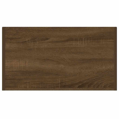 vidaXL Badezimmerschrank Braun Eichen-Optik 60x33x80 cm Holzwerkstoff