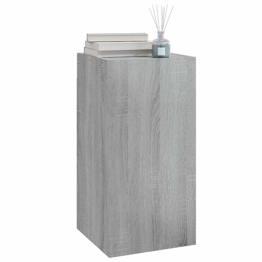 vidaXL Meuble TV Gris Sonoma 30,5x30x60 cm Aggloméré