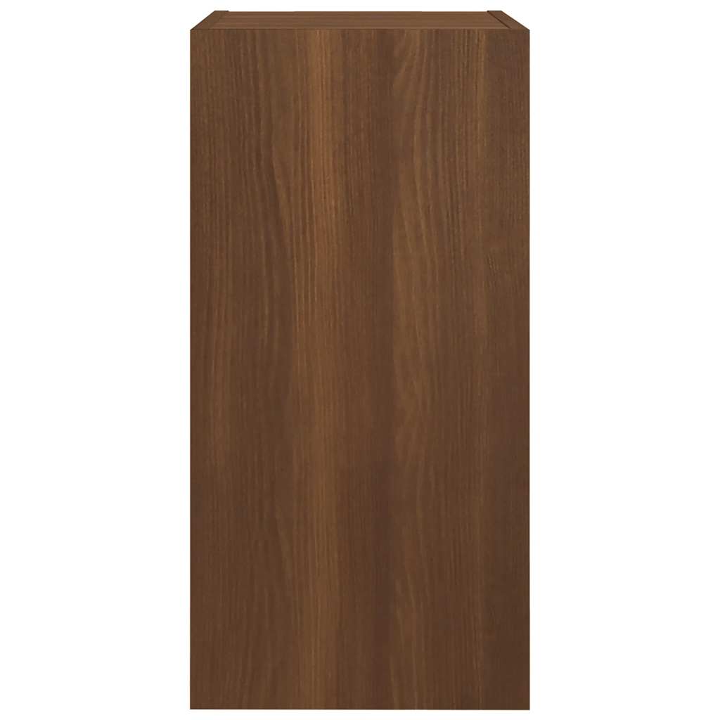 vidaXL TV-Schrank Braun Eichen-Optik 30,5x30x60 cm Holzwerkstoff
