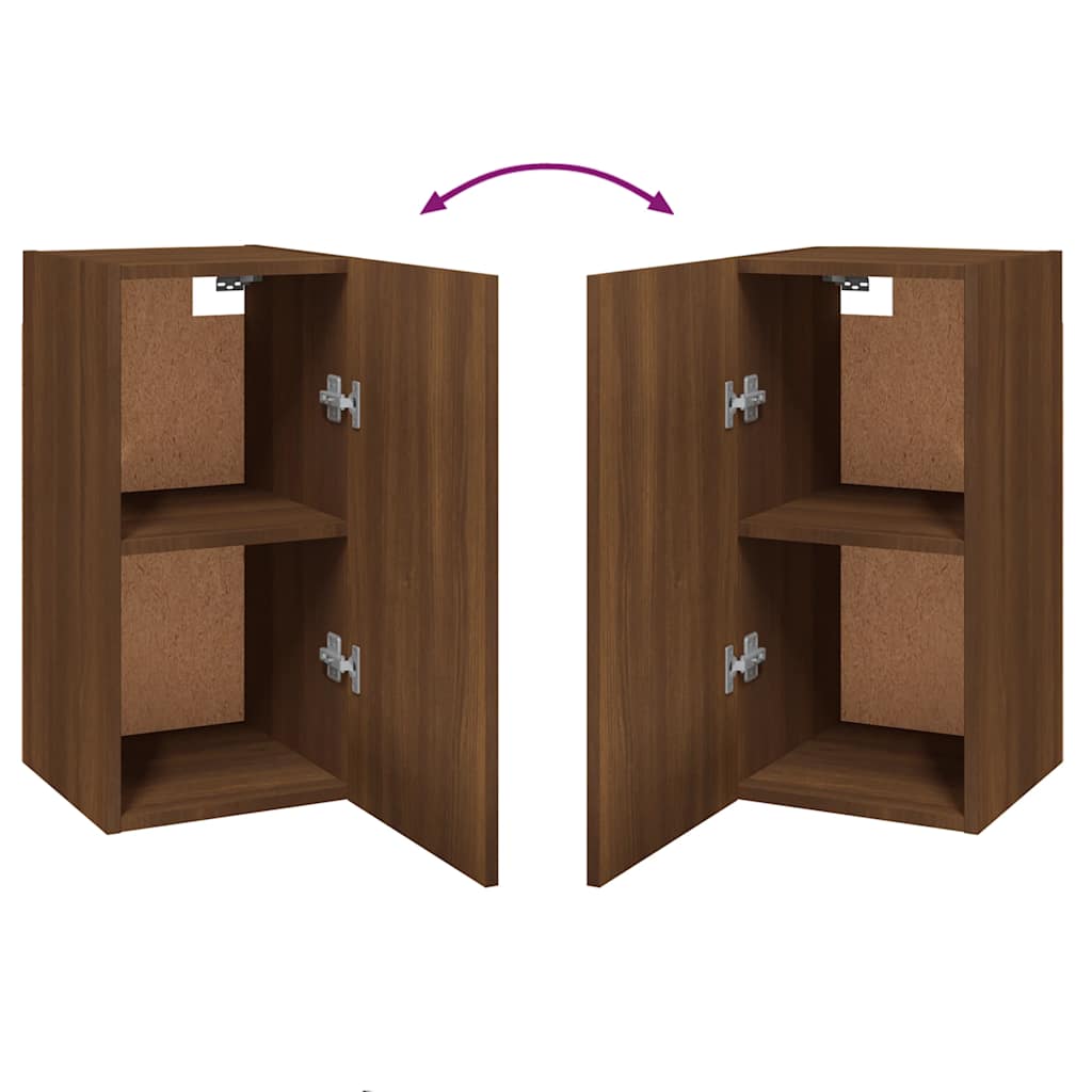 vidaXL TV-Schrank Braun Eichen-Optik 30,5x30x60 cm Holzwerkstoff
