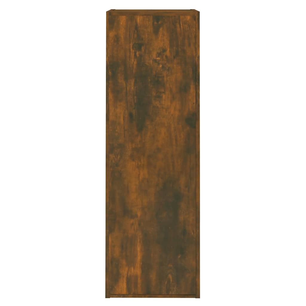 Meuble TV vidaXL chêne fumé 30,5x30x90 cm bois d'ingénierie