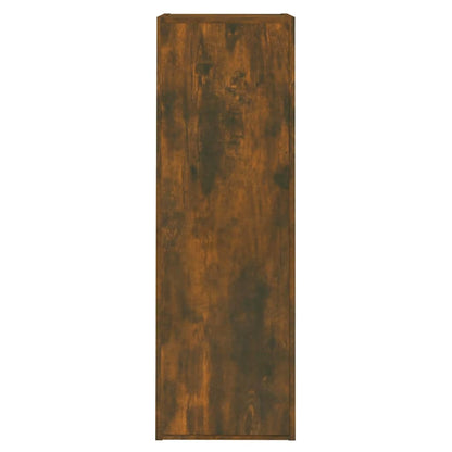 Meuble TV vidaXL chêne fumé 30,5x30x90 cm bois d'ingénierie
