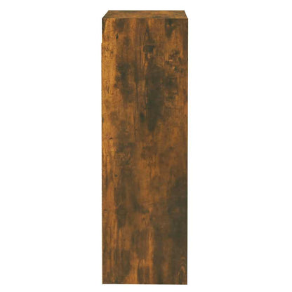 Meuble TV vidaXL chêne fumé 30,5x30x90 cm bois d'ingénierie