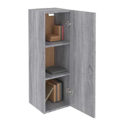 vidaXL Meuble TV gris Sonoma 30,5x30x90 cm Bois d'ingénierie