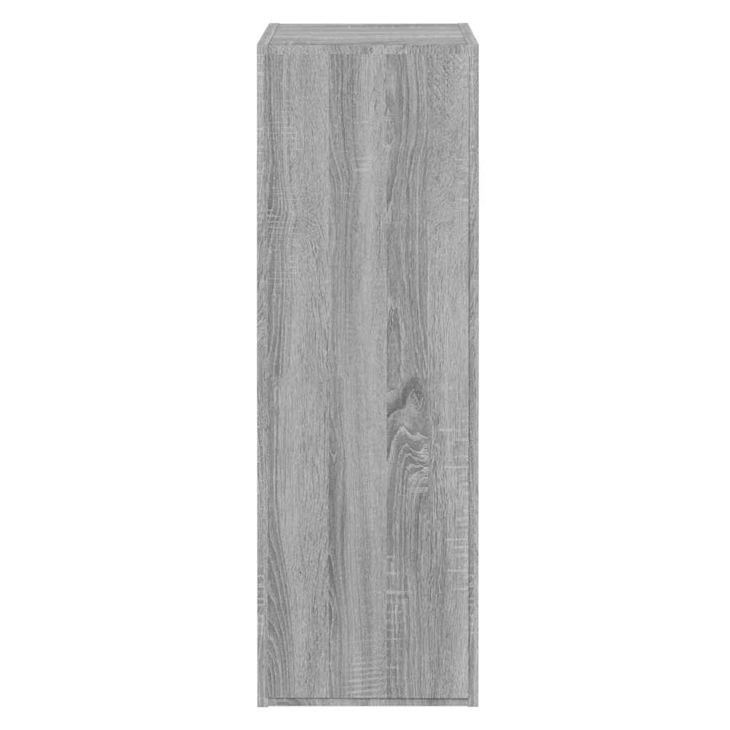 vidaXL Meuble TV gris Sonoma 30,5x30x90 cm Bois d'ingénierie