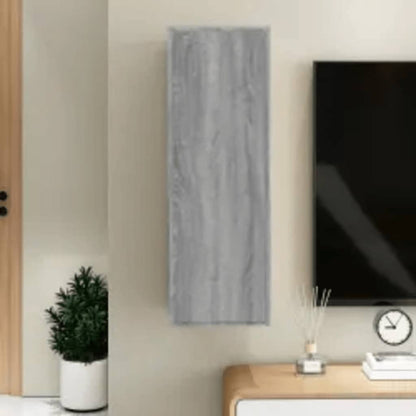 vidaXL Meuble TV gris Sonoma 30,5x30x90 cm Bois d'ingénierie