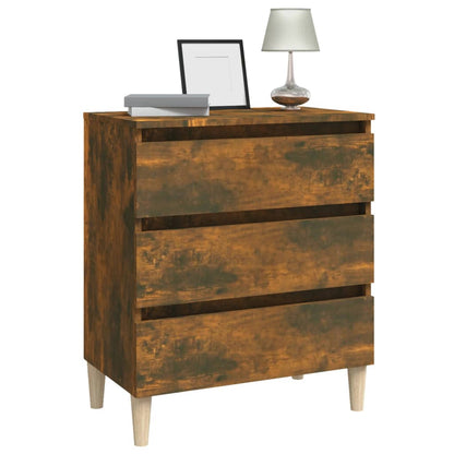 vidaXL Buffet chêne fumé 60x35x69 cm Bois d'ingénierie